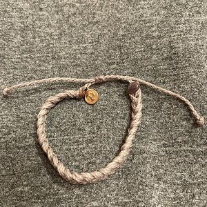 Grey Braided Pura Vida Bracelet